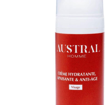 - Crème Hydratante, Apaisante & Anti-Âge - Soin Visage Complet Anti-Âge Bio Pour Homme - Réduction Des Rides - Fort Pouvoir Nutritif - Fabriquée En France - 50 Ml